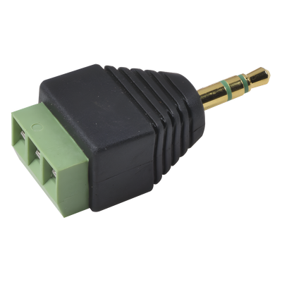 JR58 - Generico Adaptador De Audio Y Video JR58, 3.5 mm, Terminal Atornillable