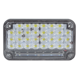 XLTE2335W - Luz de Advertencia LED / 66 LEDs / 7x4" / 12 VCC / 10 Patrones de Destello / Montaje Permanente / Color Claro