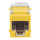 U6-K05NS - Jack Keystone Cat6 UTP / 250 MHz / Amarillo / -10 a 60°C / 22-24 AWG / T568A/B