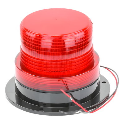 X126-R - Burbuja de Señalización LED / 8 LEDs Rojos Gen III / 340 Lúmenes / 10-110 Vcd / 4 W / Patrón de Destello Ajustable / Montaje Permanente