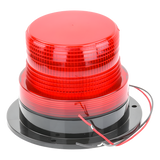 X126-R - Burbuja de Señalización LED / 8 LEDs Rojos Gen III / 340 Lúmenes / 10-110 Vcd / 4 W / Patrón de Destello Ajustable / Montaje Permanente