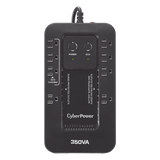 EC350G - CyberPower EC350G sistema de alimentación ininterrumpida (UPS) En espera (Fuera de línea) o Standby (Offline) 0,35 kVA 255 W 8 salidas AC
