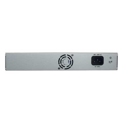 WI-PCES218GF - Switch PoE / 16 Puertos 10/100 Mbps PoE / 2 Uplink Gigabit / 1 Puerto SFP / Presupuesto PoE 250 W / Alcance 250 m (820.2 ft) / ONVIF