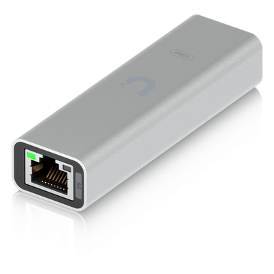 UACC-ADAPTER-RJ45-USBC-5GE - Adaptador USB-C a Ethernet / 5 GbE RJ45 / Indicador de Actividad LAN / Compatible con Mac, Windows y Linux / Construcción en Aluminio y Policarbonato / 38 g (1.3 oz)