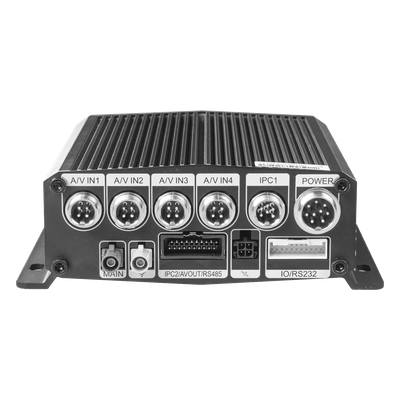 XMRM1N20 - DVR Móvil / 6 Canales / 4 AHD + 2 IP / H.265 / IA Embebida ADAS+DSM / 4G-GPS-Wi-Fi / Almacenamiento 3 TB / SD 1 TB + SSD M.2 2 TB