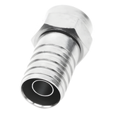 TT-CON-535 - Conector F Macho / Doble Blindaje Plegable / RG-59 / Bronce Niquelado / Contacto Oro / 1.64 ft Equivalente