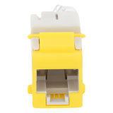 U5-K05NS - Jack Keystone / Cat5e UTP / Impacto 110 / T568A-B / -10 a 60°C / Amarillo