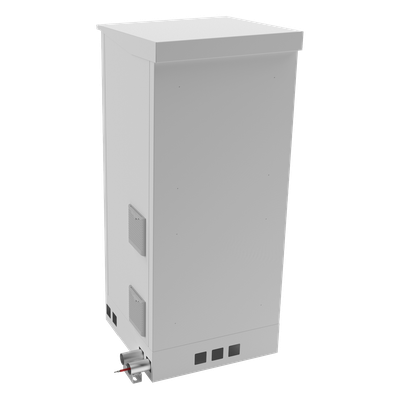 LP-FORTE-16U-BAT - Linkedpro By Epcom Gabinete de Piso Exterior / Rack 19" 16 U / Ventiladores con Termostato