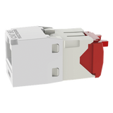 CJ5E88TGWH - Conector Jack RJ45 / Mini-Com TG / Cat 5e / 8P8C / Sin herramienta de impacto / -10°C a 65°C