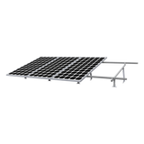 VEKTOR8RPRO - Kit de Montaje para Panel Solar / Riel 5 de 5.4 m (17.7 ft) / 4 Módulos de 35 mm / Velocidad de Viento 190 km/h / Inclinación 20-45° / Ground Clip Integrado