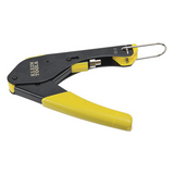 VDV212-008-SEN - Pinza de Compresión para Conector F / Cables RG59 y RG6/6Q / Acero Antioxidante / Mango con Seguro / 5.59' (1700 mm) de Longitud