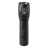 XT61 - Linterna LED Táctica / 600 Lúmenes / IPX4 / Zoom Ajustable / Funcionamiento Dual 4.5V / 3.7V / Aluminio Ultraligero