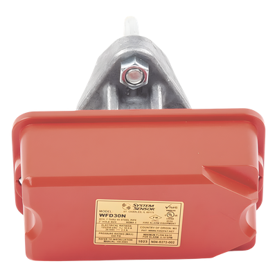 WFD-30N - Detector de Flujo de Agua / Instalación en Tubo de 3 Pulgadas / NEMA 4 / Presión 450 psi / Umbral 4-10 GPM / Cubierta No Metálica
