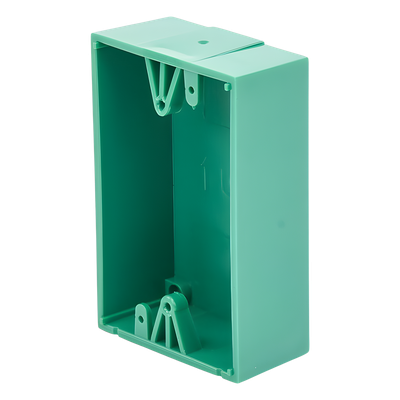 KIT-71100A-G - Caja trasera de montaje color verde para estaciones de parada STOPPER
