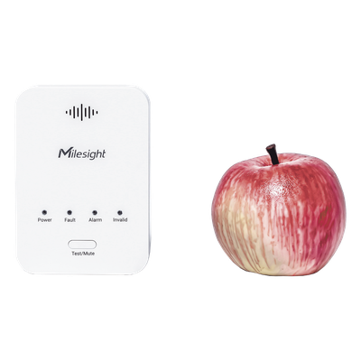 GS101-915M - Milesight Sensor Detector de Fugas de Gas LoRaWAN / Alarma 85 dB / Salida de Relé y Válvula