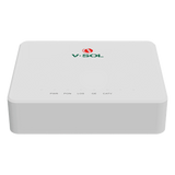 V2801T - ONU Bridge / Dual GPON-EPON / 1x SC/APC PON / 1x LAN Gigabit / 1x CATV / Triple Play / 130x100x30 mm (5.1x3.9x1.2 in)