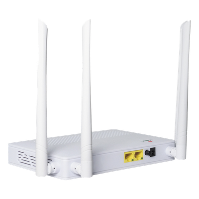 V2802-DAC - ONU Dual GPON/EPON / Wi-Fi Doble Banda 2.4 y 5 GHz / EasyMesh / 2 Puertos LAN Gigabit / AC1200 / 4 Antenas 5 dBi