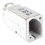 Z6A-SP - Conector Blindado para Patch Panel / Cat6A / 22-26 AWG / 19-inch Rack / -10 a 60 °C / 14 a 140 °F