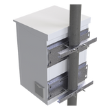 LP-FORTE-16U-BRA-R2 - Linkedpro By Epcom Herraje de Fijación para Gabinete / Compatible 16U y 24U / Acero Galvanizado