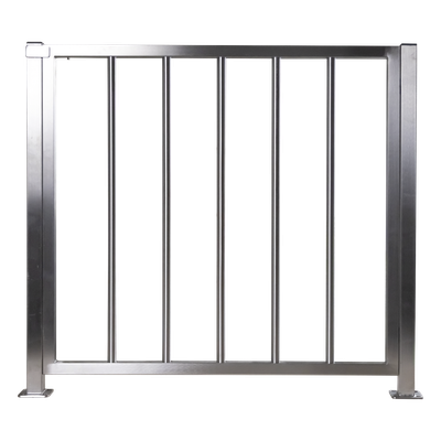 XD-100-MC - Puerta de Medio Cuerpo / Acero Inoxidable / 100 cm (3.3 ft) Ancho / 90 cm (2.9 ft) Alto / Control de Acceso