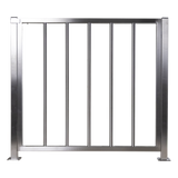 XD-100-MC - Puerta de Medio Cuerpo / Acero Inoxidable / 100 cm (3.3 ft) Ancho / 90 cm (2.9 ft) Alto / Control de Acceso