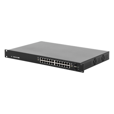 ES-24-250W - Ubiquiti ES-24-250W switch Gestionado L2/L3 Gigabit Ethernet (10/100/1000) Energía sobre Ethernet (PoE) 1U Negro