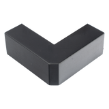 TMK-1720-EE-N - Esquinero Exterior / PVC Autoxtinguible / Negro / Para Canaleta TMK-1720-N-CC