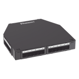 CUFMB24BL - Caja de Consolidación / 24 Puertos Mini-Com / Aluminio / Instalación Piso o Pared / 1.7 in (43 mm) Profundidad Mínima