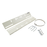 TX-PROM5 - Montaje de Poste / Abrazaderas 3' a 5' / Acero Calibre 16 / 394 x 73 x 12 mm / Ajustable 200-370 mm