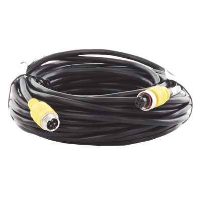 XMREXT11MV2 - Cable Extensor Vehicular / 11 m (36.1 ft) / Conector Aviación / Video Audio Alimentación / Analógico y AHD / 5.5 mm Diámetro