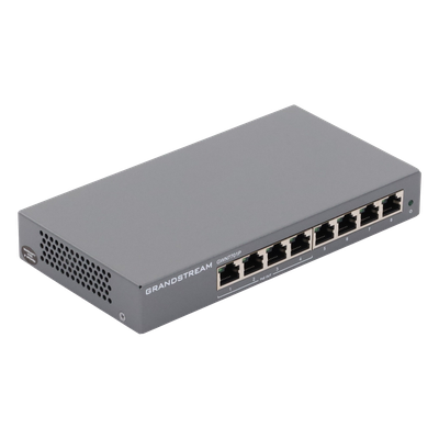 GWN7701P - Grandstream Networks GWN7701P dispositivo de redes No administrado Gigabit Ethernet (10/100/1000) Energía sobre Ethernet (PoE) Negro