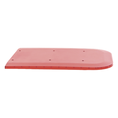 Z67DLR - Domo lateral de reemplazo / Policarbonato rojo / Compatible X67 / 0.3 m (1 pie) aprox.