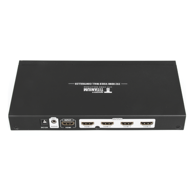 TT314VW - Controlador de VIDEOWALL  de 2 x 2 / Distribuye en 4 pantallas el video de 1 Entrada HDMI  / Resolución 1080p a 60 Hz. / Salida de audio de 3.5mm / Modo pantalla Completa o Modo Clon / Muy Fácil de crear una pared de Video Wall