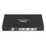 TT314VW - Controlador de VIDEOWALL  de 2 x 2 / Distribuye en 4 pantallas el video de 1 Entrada HDMI  / Resolución 1080p a 60 Hz. / Salida de audio de 3.5mm / Modo pantalla Completa o Modo Clon / Muy Fácil de crear una pared de Video Wall