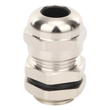 TXG-BM-12X1.5 - Conector Tipo Glándula / Ajustable 3-6.5 mm / Rosca M14 / IP68 / Latón Niquelado / -40℃ a 100℃