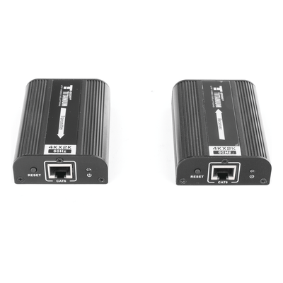 TT-672 - Kit Extensor HDMI para distancias de 30 metros / Resolución 4K x 2K@ 30 Hz/ Cat 6, 6a y 7 / HDCP2.2 / HDMI 2.0  / Soporta PCM, HDbitT / Soporta control remoto del equipo fuente.
