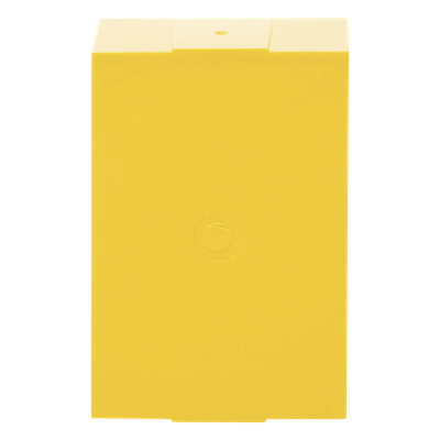 KIT-71100A-Y - Caja trasera de montaje color amarillo para estaciones de parada STOPPER
