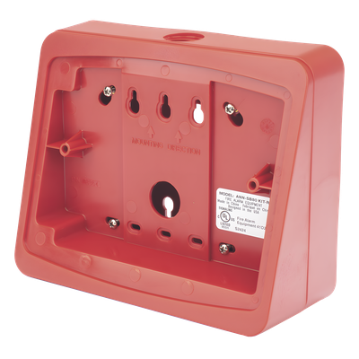 ANN-SB80-KITR - Fire-Lite Caja de Montaje en Superficie / Para Anunciador Remoto / Ángulo 15° ANN-SB80-KITR