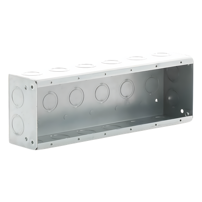 HUB-960 - Raco Caja Multigang de Acero / 6 Posiciones / Profundidad 2.5 in HUB-960
