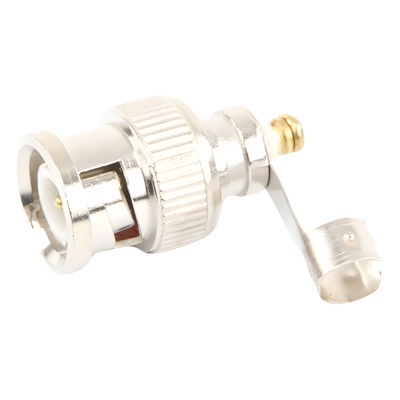 TT-RG-93 - Conector BNC Macho / 75 Ohm / Base de Alivio PVC / Níquel-Oro-PTFE / RG-59 / 55 mm Longitud