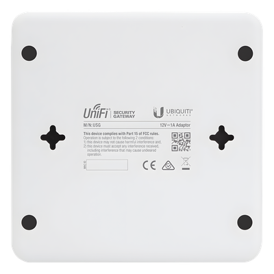 USG - Router UniFi puertos Ethernet Gigabit, desempeño de 1 Mpps, hasta 100 dispositivos en LAN, bloqueo de tráfico por categoría, administración desde la nube