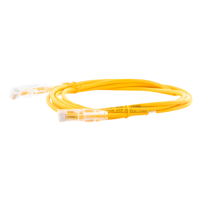 LP-UT6A-200-YE28 - Linkedpro By Epcom Cable de Parcheo Slim UTP Cat6A / 2 m (6.56 ft) / 28 AWG LP-UT6A-200-YE28
