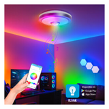 JLAR-4003 - Luminario LED de 40W / 3000 Lúmenes / Ø 490mm x 66mm / Voltaje 85-265V / Temperatura Fría 6500K / Conexión Bluetooth / App iLink.