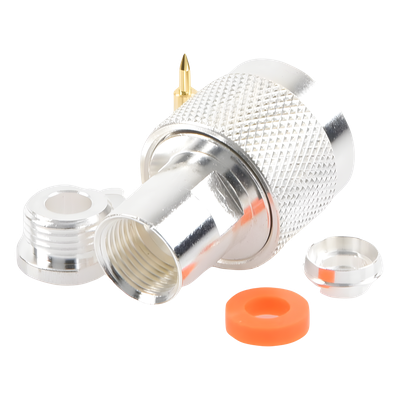 RFN-1000-1S - Rf Industries,Ltd Conector RF N Macho / Ensamble por Rosca / Compatibilidad RG-58/U y RG-142/U