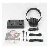 ZG01PACK - Kit de Audio para Gaming / Controlador de Mezcla + Auriculares / HDMI 2 Entradas/1 Salida / USB / DSP con Efectos de Voz