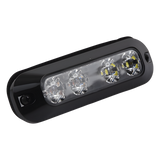 ED3704RC - Ecco Luz Auxiliar LED / 4 LEDs Bicolor Rojo/Claro / 22 Patrones de Destello ED3704RC