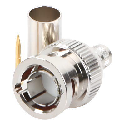 RFB-1707-D - Rf Industries,Ltd Conector BNC Macho en 75 Ohm, de Anillo Plegable para RG-59/U, Níquel/ Oro