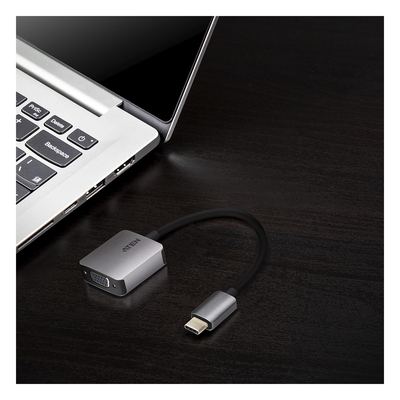 UC3002A - Adaptador USB-C a VGA / 2048x1152 @ 60Hz / Thunderbolt 3 Compatible / HDCP 1.3 / 0.03 kg