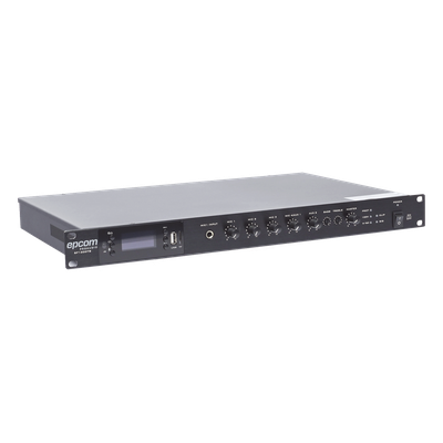 SF-120DTB - Epcom Proaudio Amplificador Mezclador / 120W RMS / Salidas 100V y 4-16Ω SF-120DTB