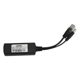 WI-POE11S-48V - Splitter PoE / Entrada 802.3af/at 30W / Salida 12 Vcc 2A / Puerto 10/100 Mbps / Protección 6 kV / -40 a 80°C